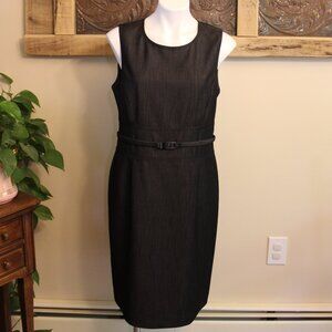 Calvin Klein Black Sheath Sleeveless Dress size 12